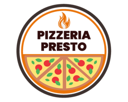 Pizzeria Presto Sinn logo.